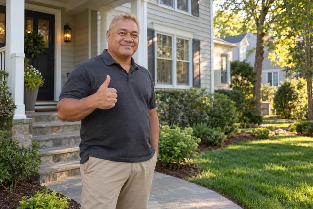 Person giving a thumbs up